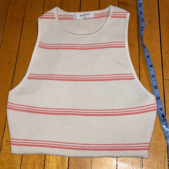 Striped halter crop top - Picture 3 of 8